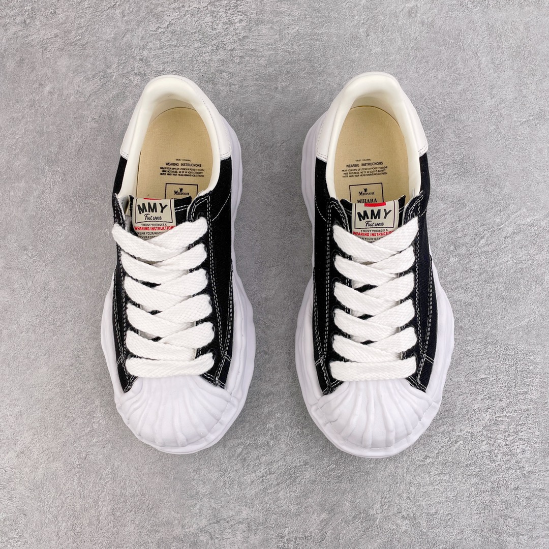 MIHARA YASUHIRO Original MMY 三原康裕 白黑 低筒 溶胶鞋 帆布鞋 板鞋 休闲鞋 增高鞋 男鞋 女鞋 A08FW735