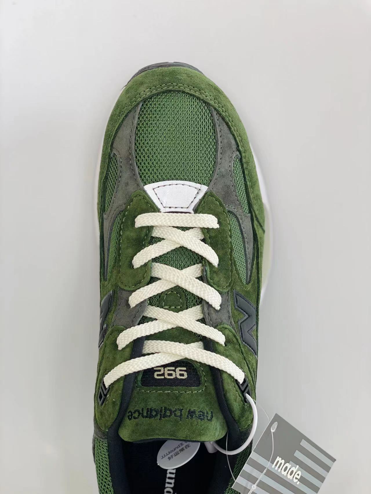 JJJJound New Balance 992 绿色 低筒 复古跑鞋 休闲鞋 运动鞋 男鞋 女鞋 M992JJ