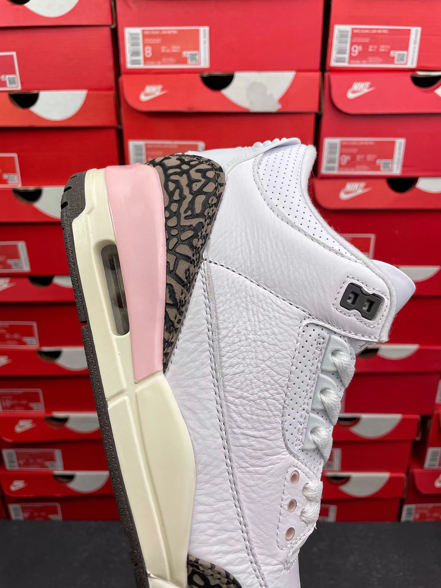 Air Jordan 3 Retro Dark Mocha  AJ3 櫻花 粉 女款 低筒 休闲鞋 篮球鞋 板鞋   CK9246-102