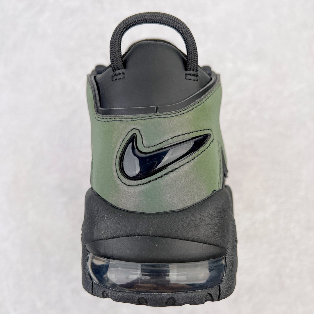 新版 Nike Air More Uptempo 皮蓬 全黑 3M反光 低筒 篮球鞋 男鞋 女鞋 922845-001
