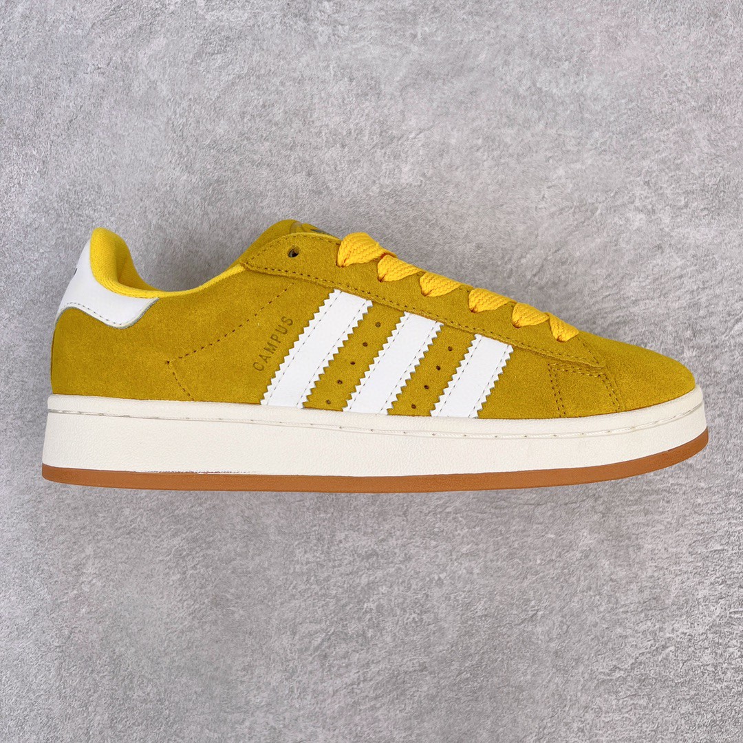 adidas originals Campus 00s 姜黄 低筒 复古板鞋 休闲鞋 男鞋 女鞋 HR1466