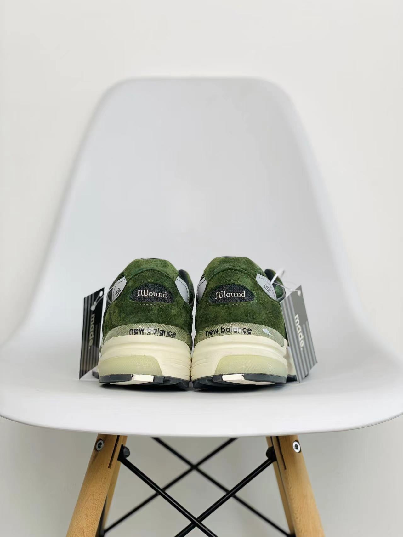 JJJJound New Balance 992 绿色 低筒 复古跑鞋 休闲鞋 运动鞋 男鞋 女鞋 M992JJ