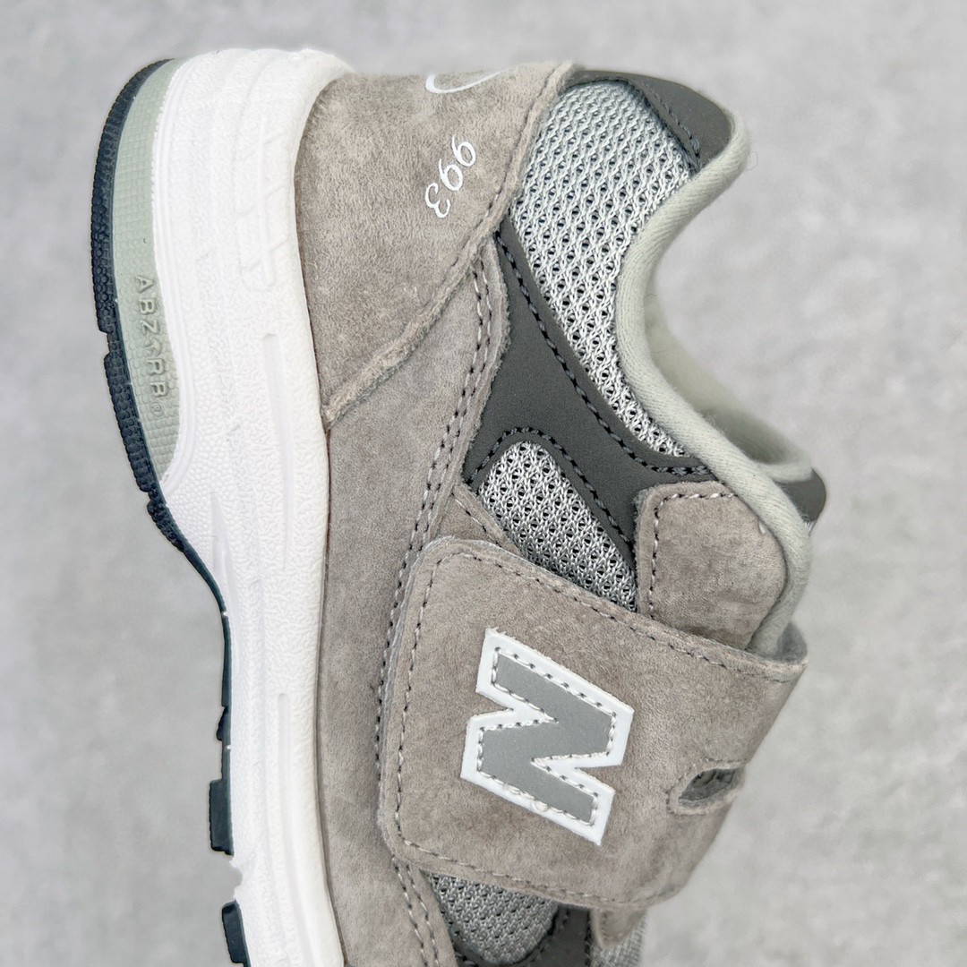 New Balance 993 系列 元祖灰 低筒 运动鞋 休闲鞋 板鞋 童鞋 