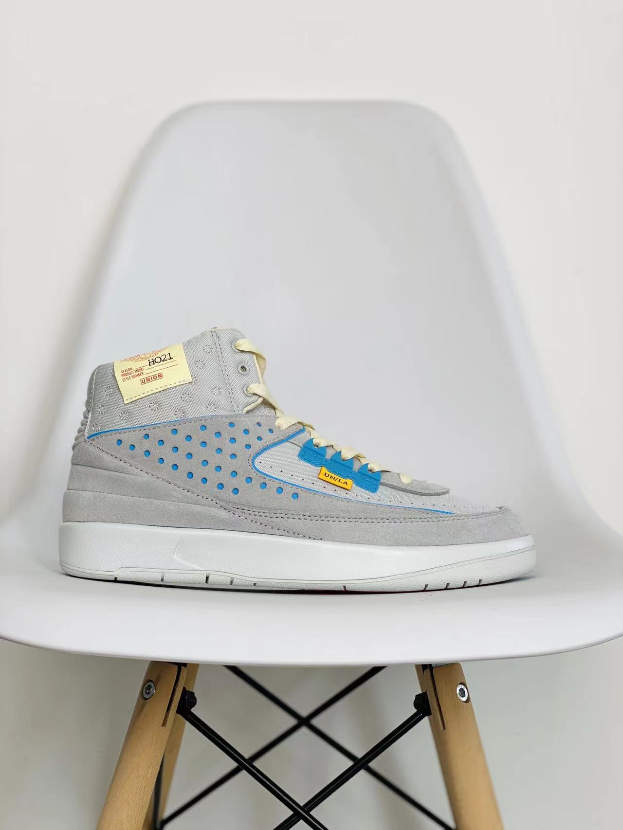 Union LA Air Jordan AJ2 Grey Fog 高筒 灰蓝 复古篮球鞋 男鞋  DN3802-001