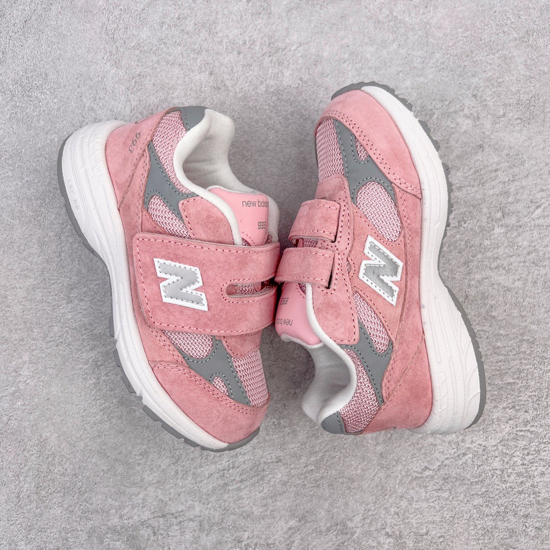 New Balance 993 系列 粉色 低筒 运动鞋 休闲鞋 板鞋 童鞋 