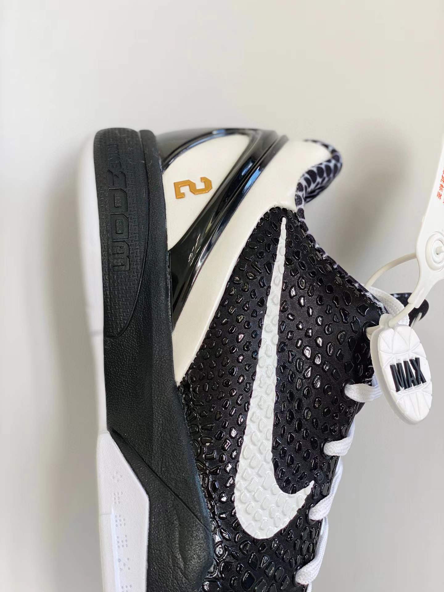 滅世純原 KOBE6 VI GIGI 科比 6 低筒 黑白 天使 紀念款 球鞋 籃球鞋 實戰鞋 前後氣墊 真碳板 男鞋 訂製