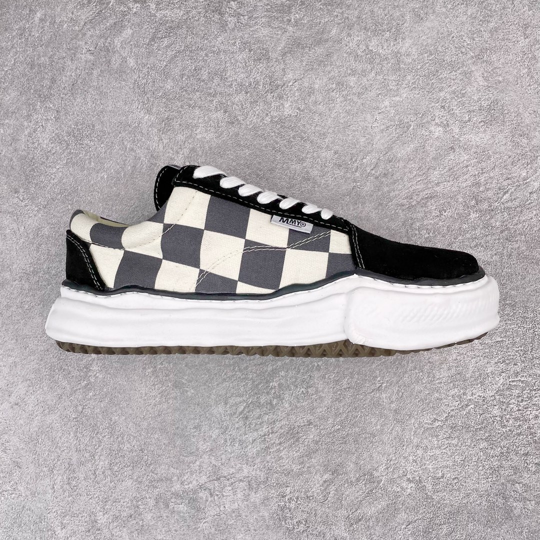 MIHARA YASUHIRO Original MMY 三原康裕 棋盘格 拼接 低筒 溶胶鞋 帆布鞋 板鞋 休闲鞋 增高鞋 男鞋 女鞋 