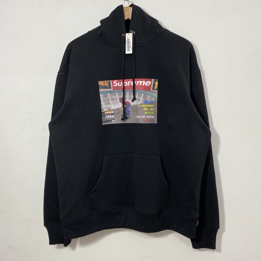 Supreme Week 5 Thrasher 联名款 Hooded Sweatshirt  黑色 蓝色 滑板连帽卫衣 加绒 套头 宽松 男女同款 SUP-FW21-203