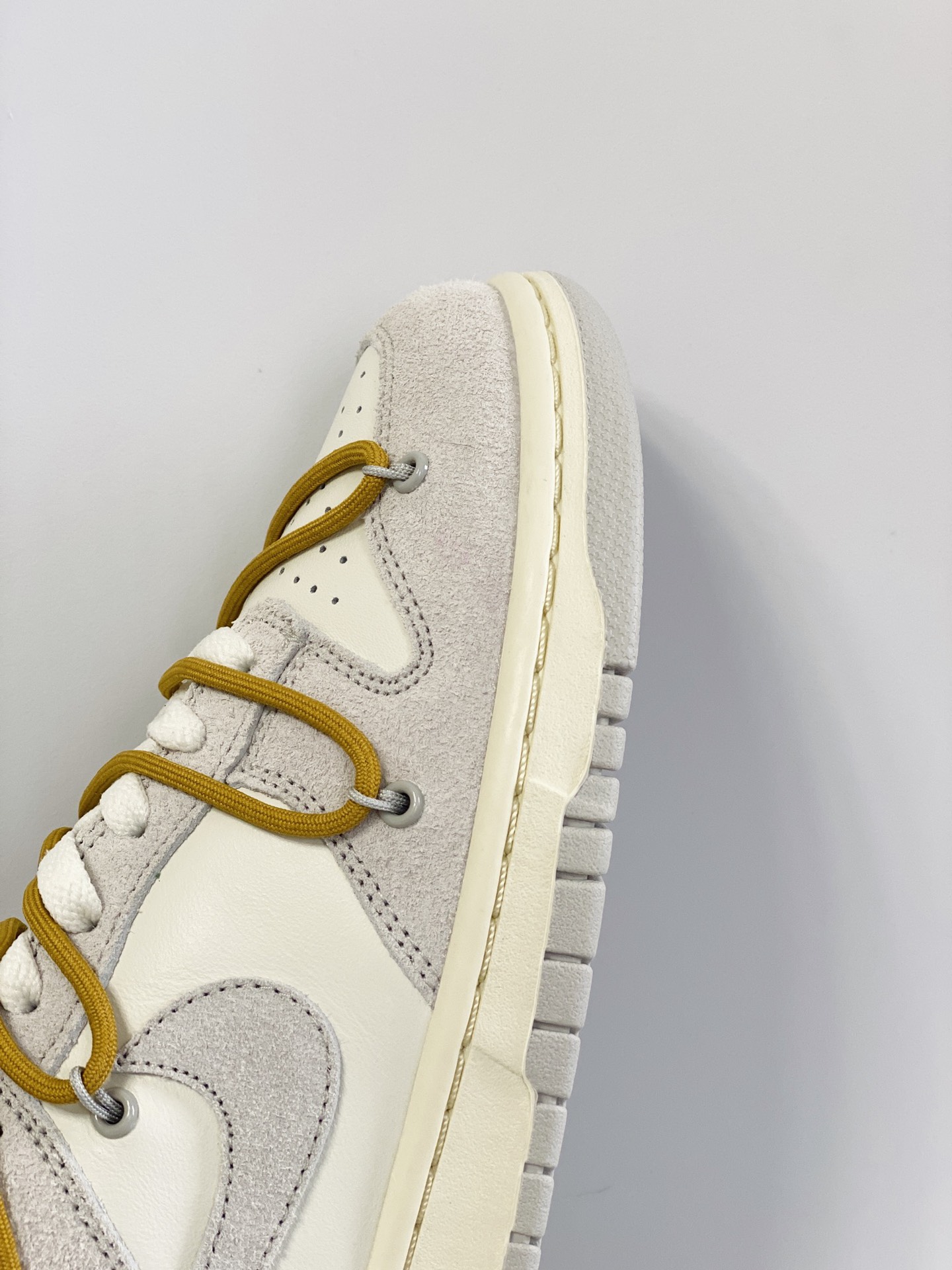 NO.37 Off-White Duunk  Low THE 50-37 灰白 麂皮 低筒 板鞋 休闲鞋 滑板鞋 男鞋 女鞋 DJ0950-105