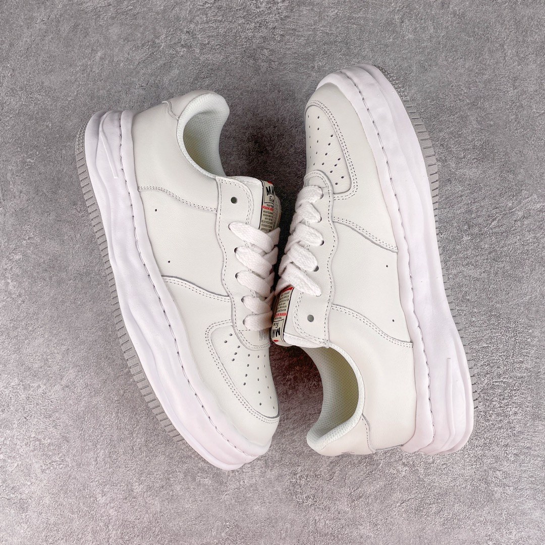 MIHARA YASUHIRO Original MMY 三原康裕 白色 皮面 低筒 溶胶鞋  板鞋 休闲鞋 增高鞋 男鞋 女鞋 A07FW702