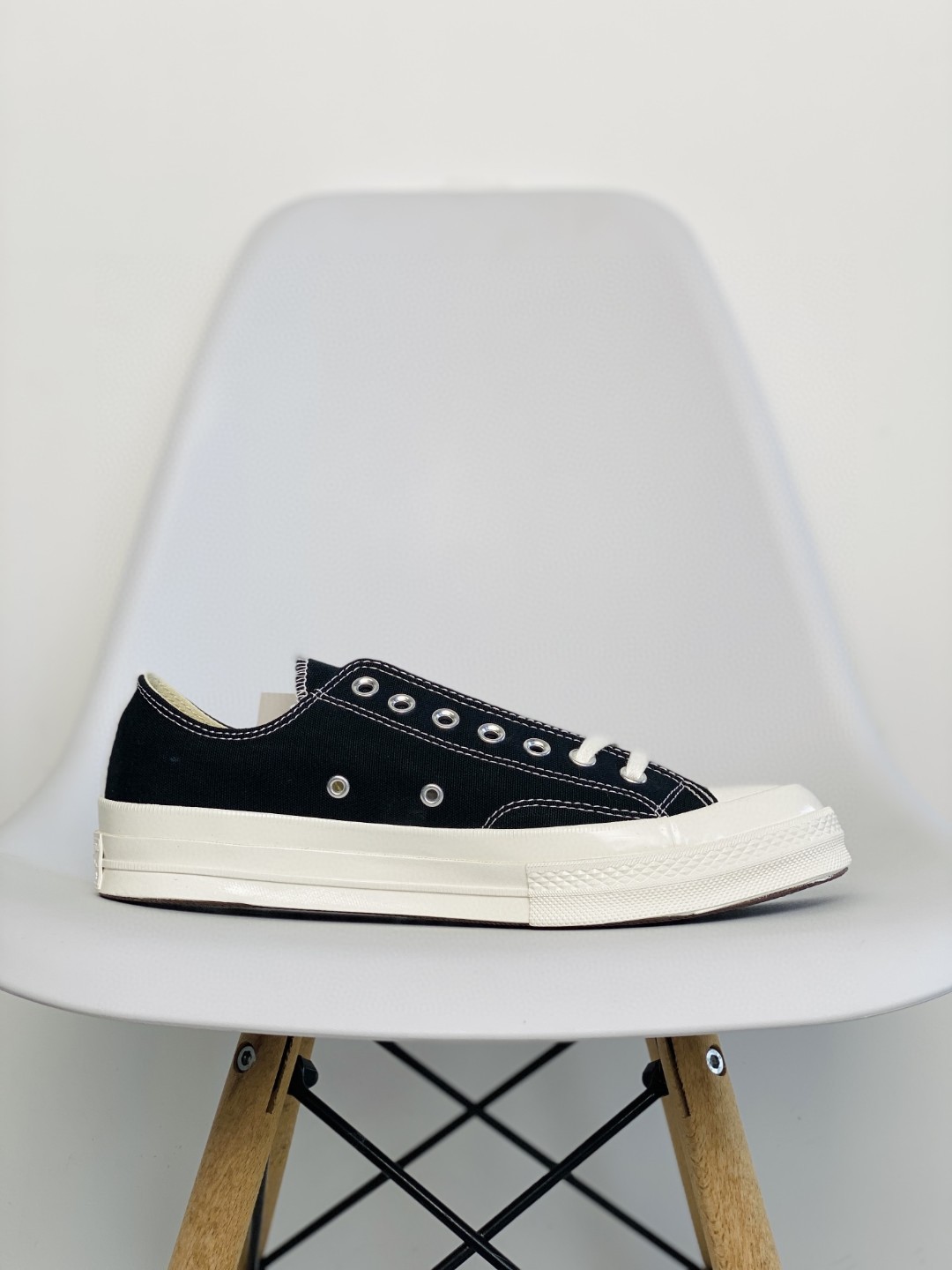 CDG Converse Chuck Taylor All Star 1970S 川久保玲 爱心联名款 黑色 低筒 帆布鞋 板鞋 休闲鞋  男鞋 女鞋 150206C