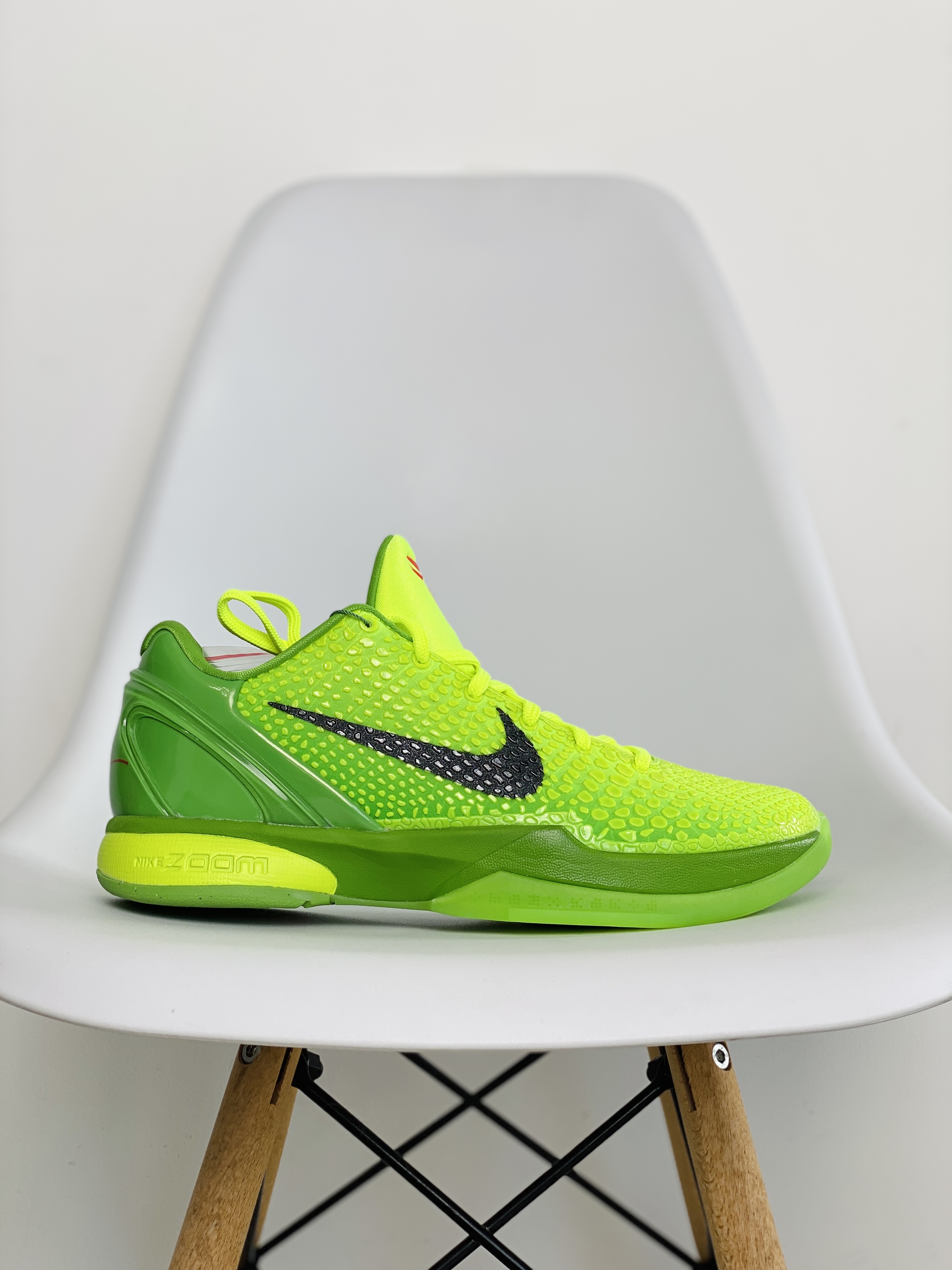 S2外贸 KOBE6 Protro Green Apple 科比 6 2020 復刻 前掌气垫 青竹絲 青蜂俠 球鞋 籃球鞋 實戰鞋  真碳板 男鞋 CW2190-300