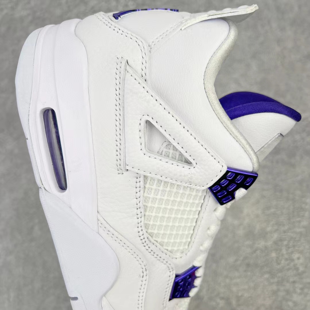 Air Jordan 4 AJ4 Retro Purple Metallic 白紫 篮球鞋 运动鞋 休闲鞋 男鞋 女鞋 CT8527-115