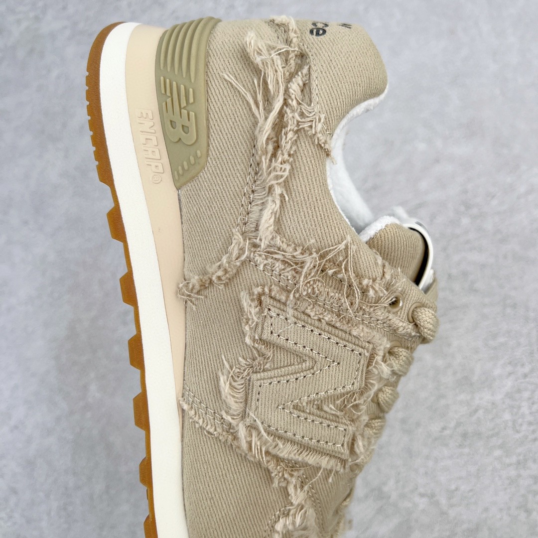MiuMiu New Balance NB574 米黄色 低筒 联名 女款 复古慢跑鞋 女鞋 休闲鞋 板鞋 5E765D_CSL_F0044_F_015