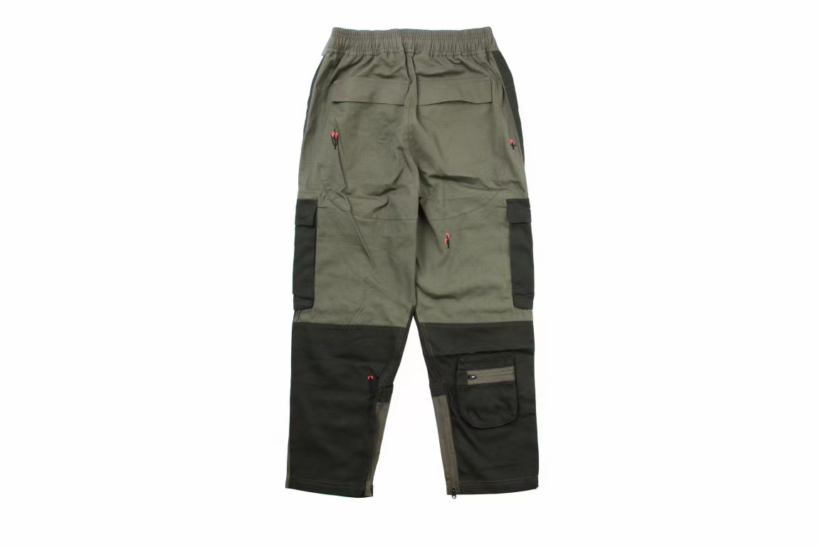 Air Jordan 6 Travis Scott  綠色 聯名 多口袋工裝休閒褲 長褲 直筒褲 棉褲 中腰 春秋款 男款 CQ4394-222