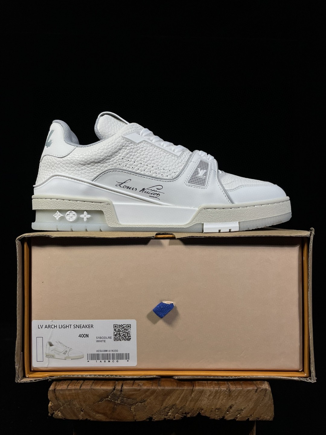 Louis Vuitton 路易威登 Trainer 白水泥 低筒 休闲鞋 板鞋 运动鞋 男鞋 女鞋 1A9UP6