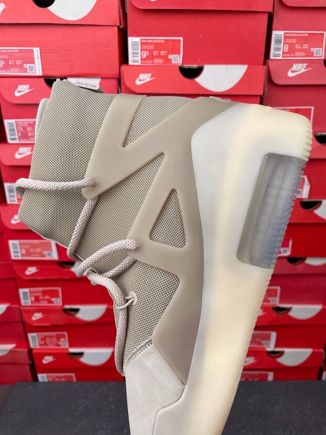 Nike Air Fear of God 1 Oatmeal FOG 燕麦黄 高筒 篮球鞋 球鞋 实战鞋 运动鞋 AR4237-900