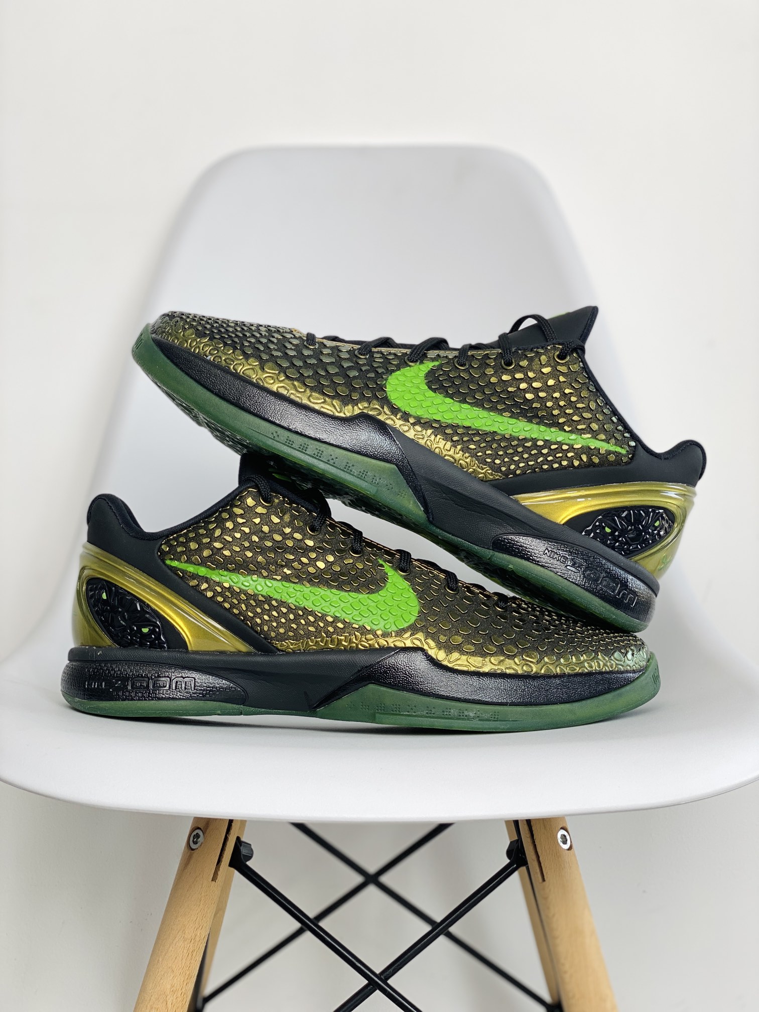 XYY 元年 KOBE6 VI 6 低筒 黑绿金 球鞋 籃球鞋 實戰鞋 前後氣墊 真碳板 男鞋 訂製