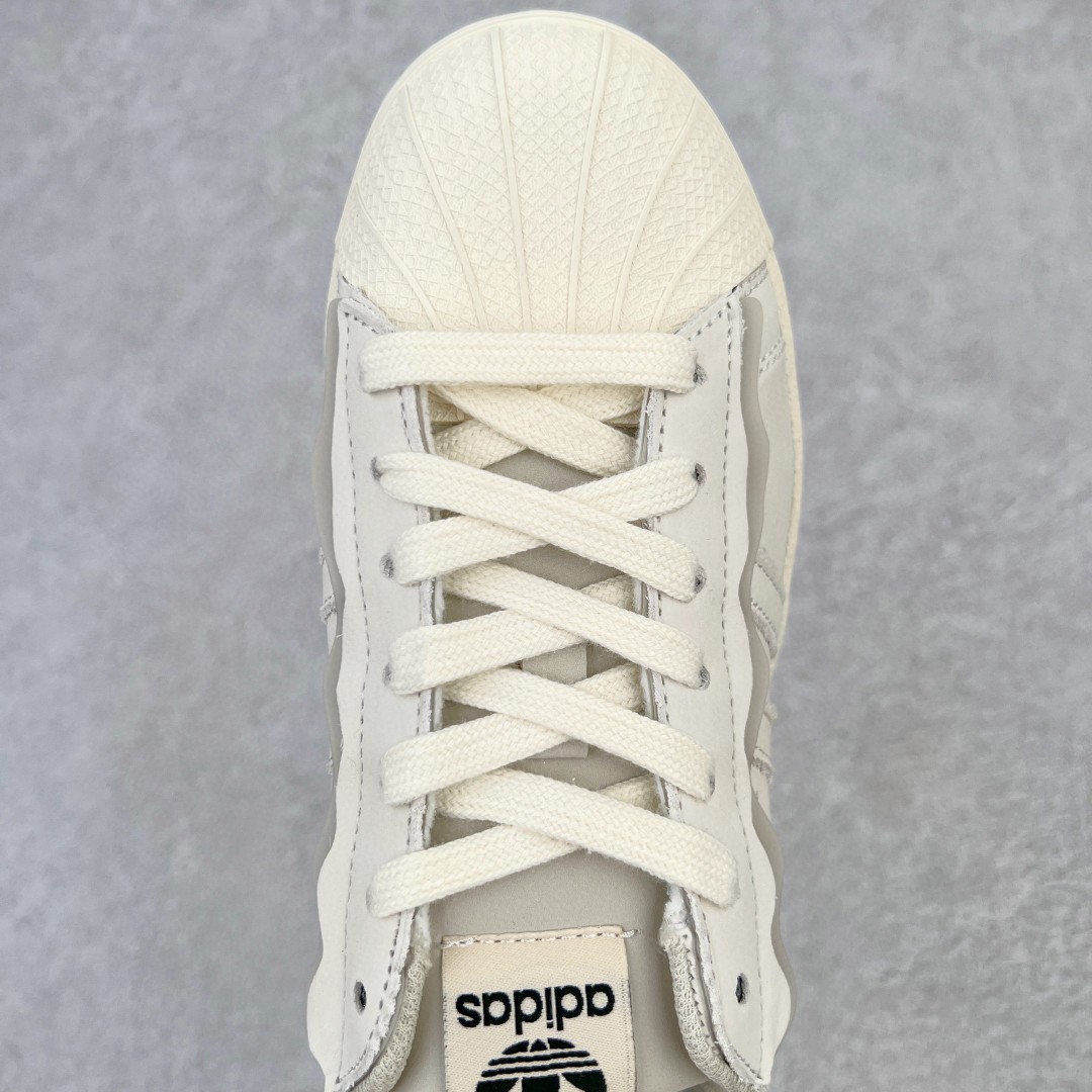Adidas originals Superstar 贝壳头 白色奶油 低筒 板鞋 休闲鞋 运动鞋 男鞋 女鞋 GW4441
