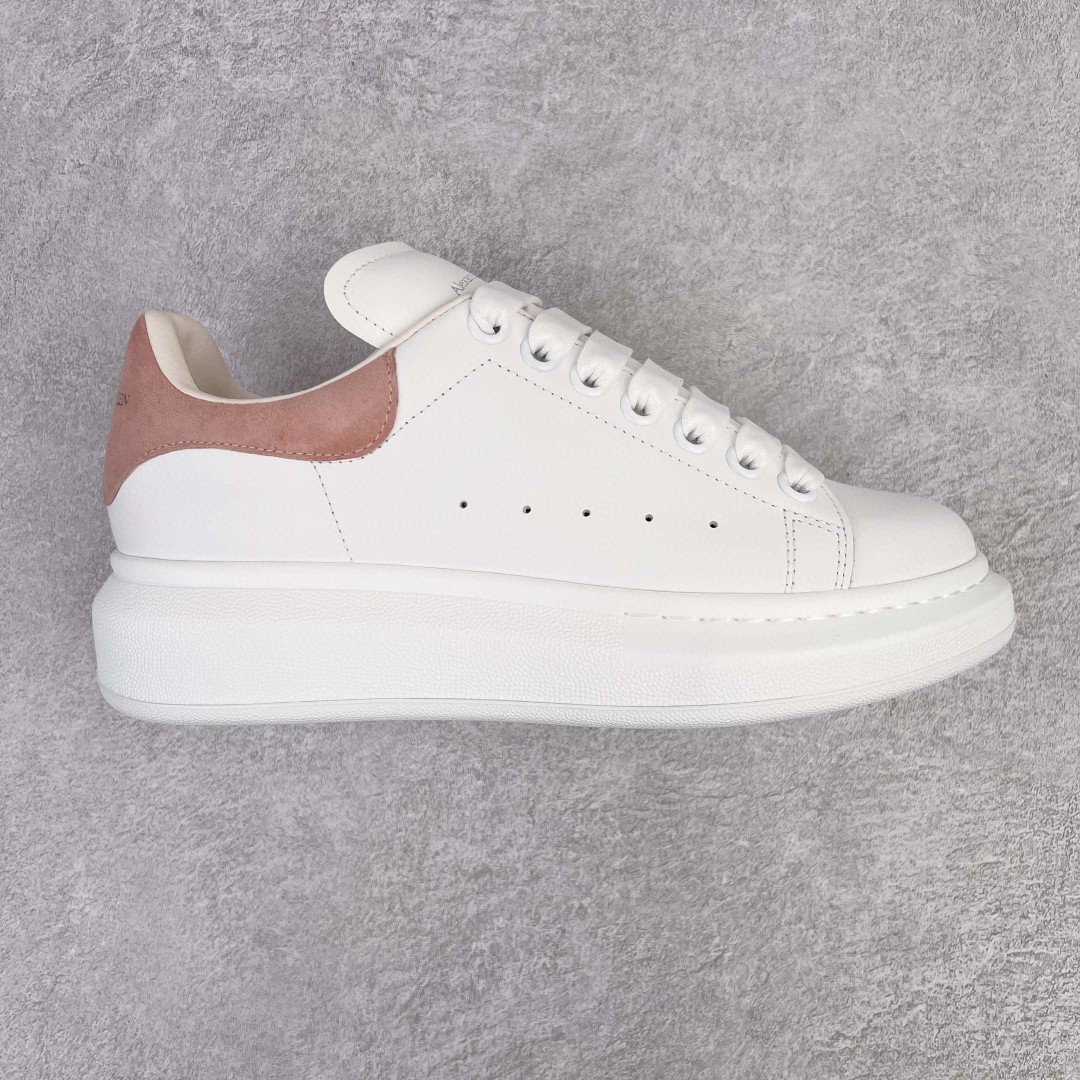 Alexander McQueen 麦昆 白棕 绒面 低筒 板鞋 休闲鞋 厚底鞋 增高鞋 男鞋 女鞋 553680WIBN29784