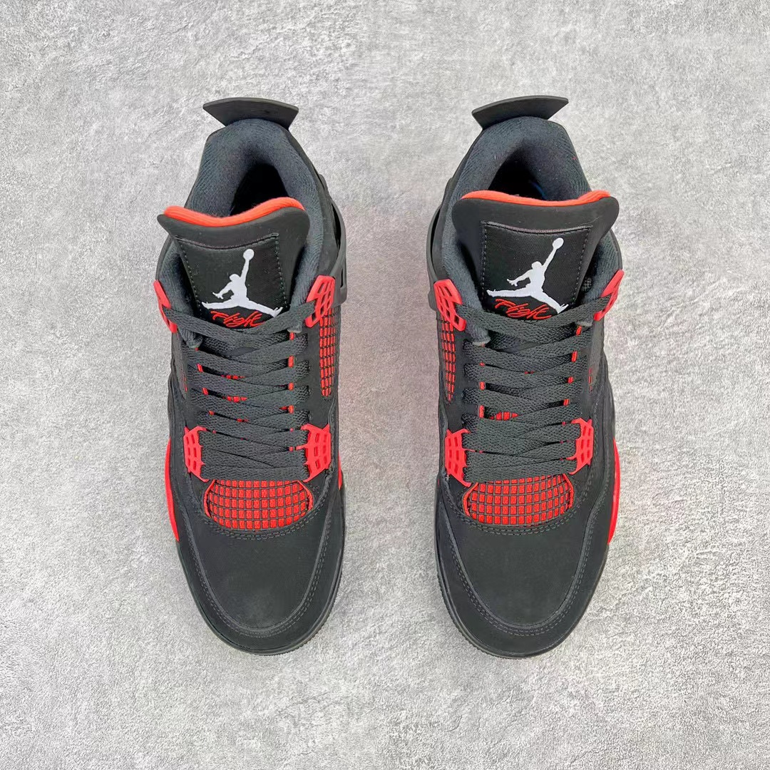 Air Jordan 4 AJ4 Retro Red Thunder 红雷电 黑红 低筒 男鞋 女鞋 籃球鞋 板鞋  CT8527-016