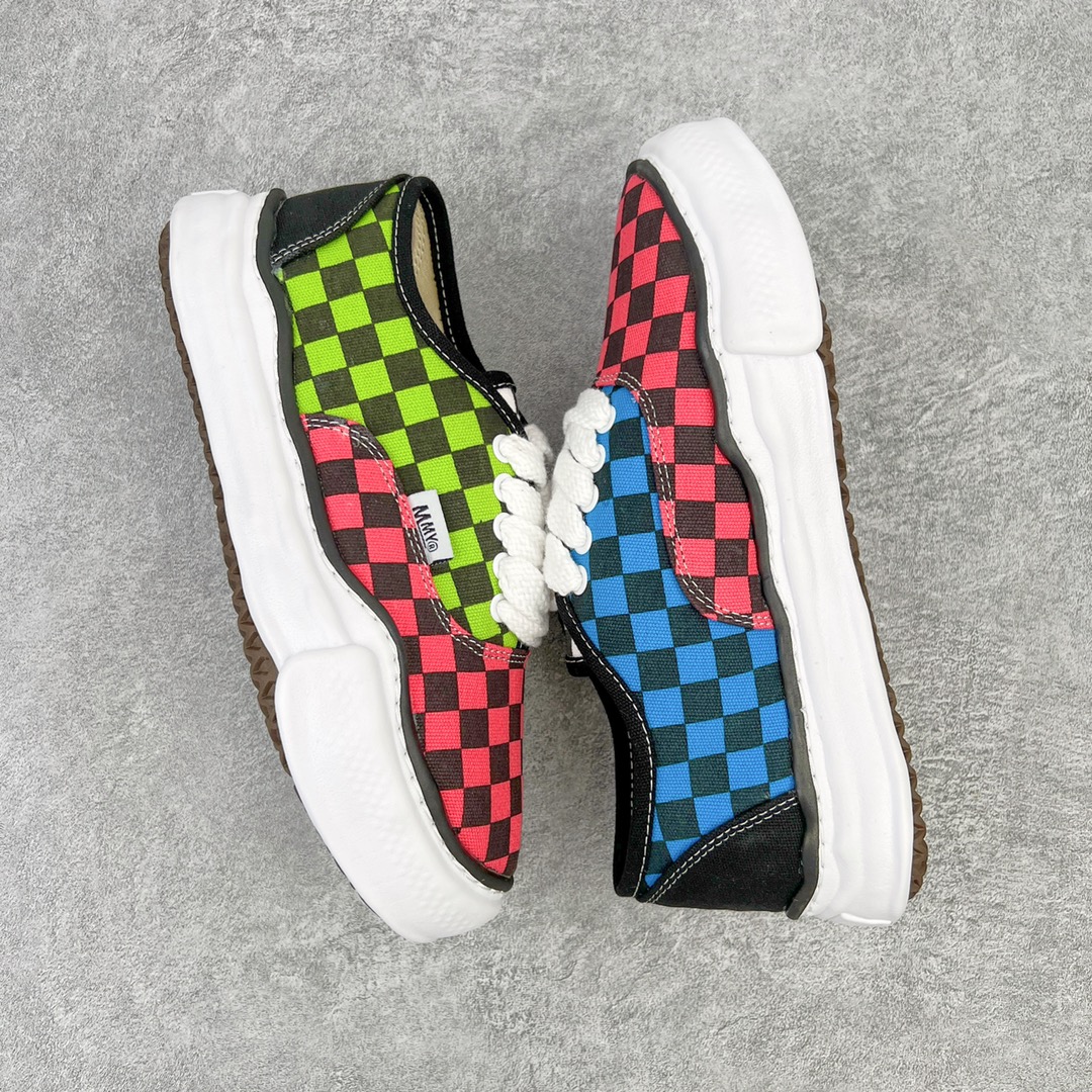 MIHARA YASUHIRO Original MMY 三原康裕 彩色拼接 棋盘格  低筒 溶胶鞋 帆布鞋 板鞋 休闲鞋 增高鞋 男鞋 女鞋 