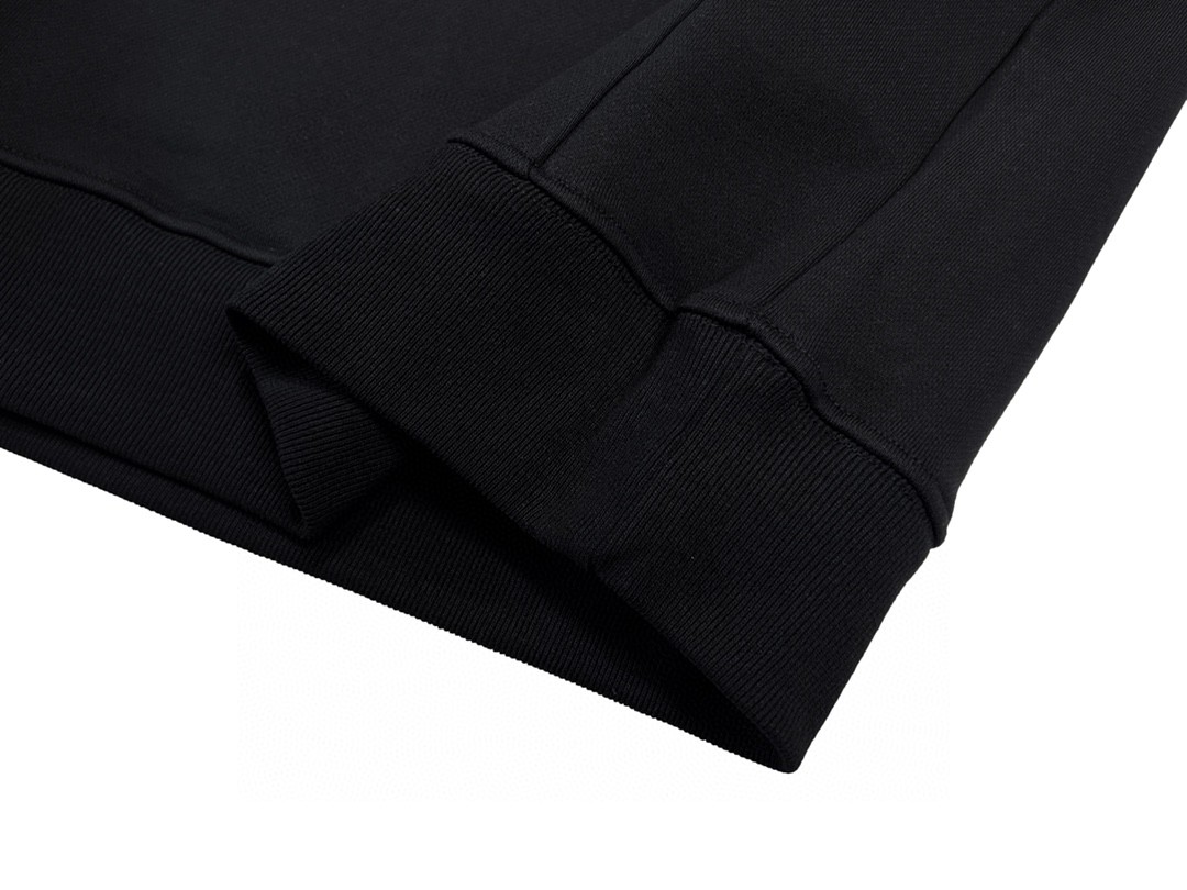 Balenciaga 巴黎世家 可乐 印花波浪 Logo 黑色 连帽卫衣 套头卫衣 长袖 秋冬 男女同款 