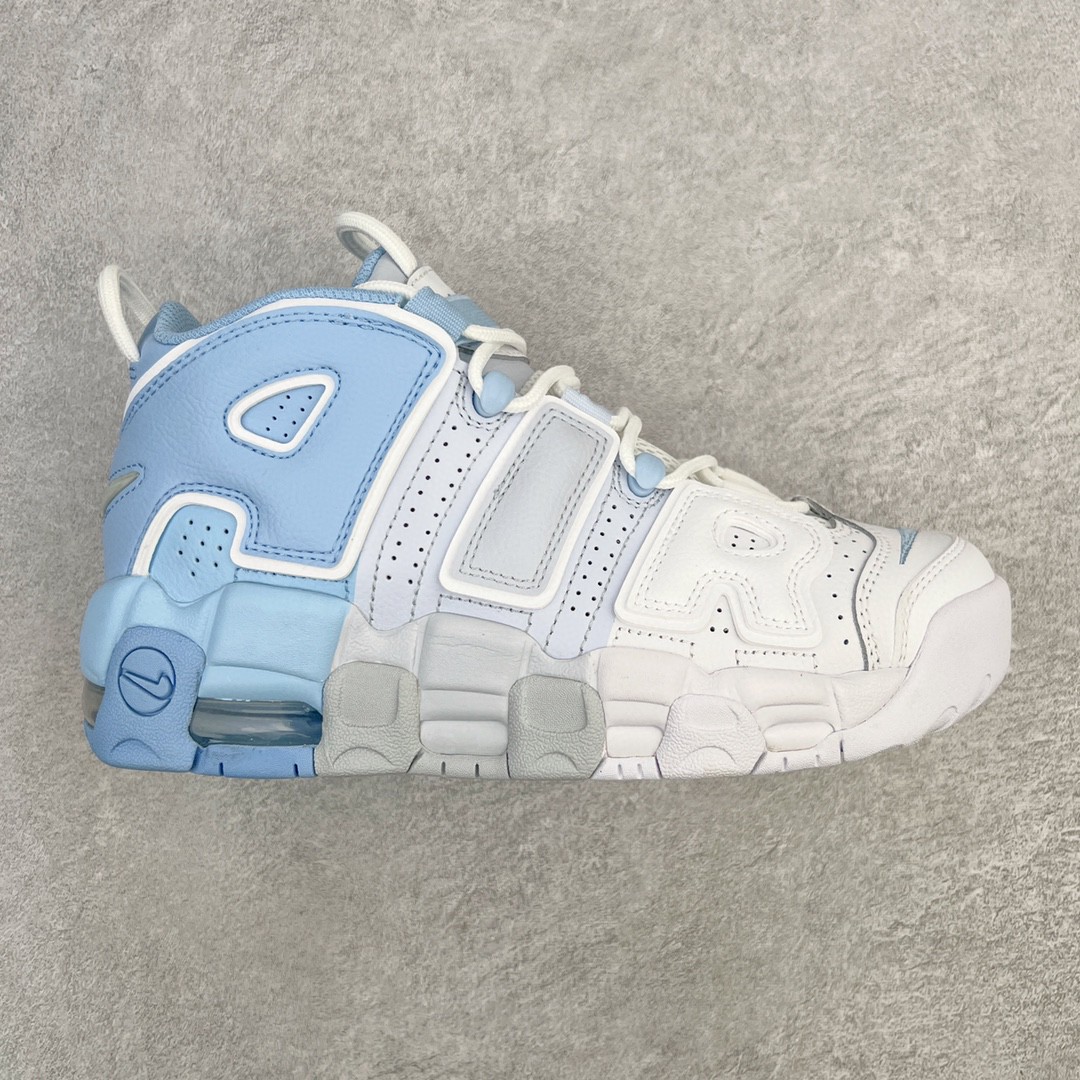 新版 Nike Air More Uptempo 皮蓬 大AIR 白蓝拼接 低筒 篮球鞋 男鞋 女鞋 DJ5159-400