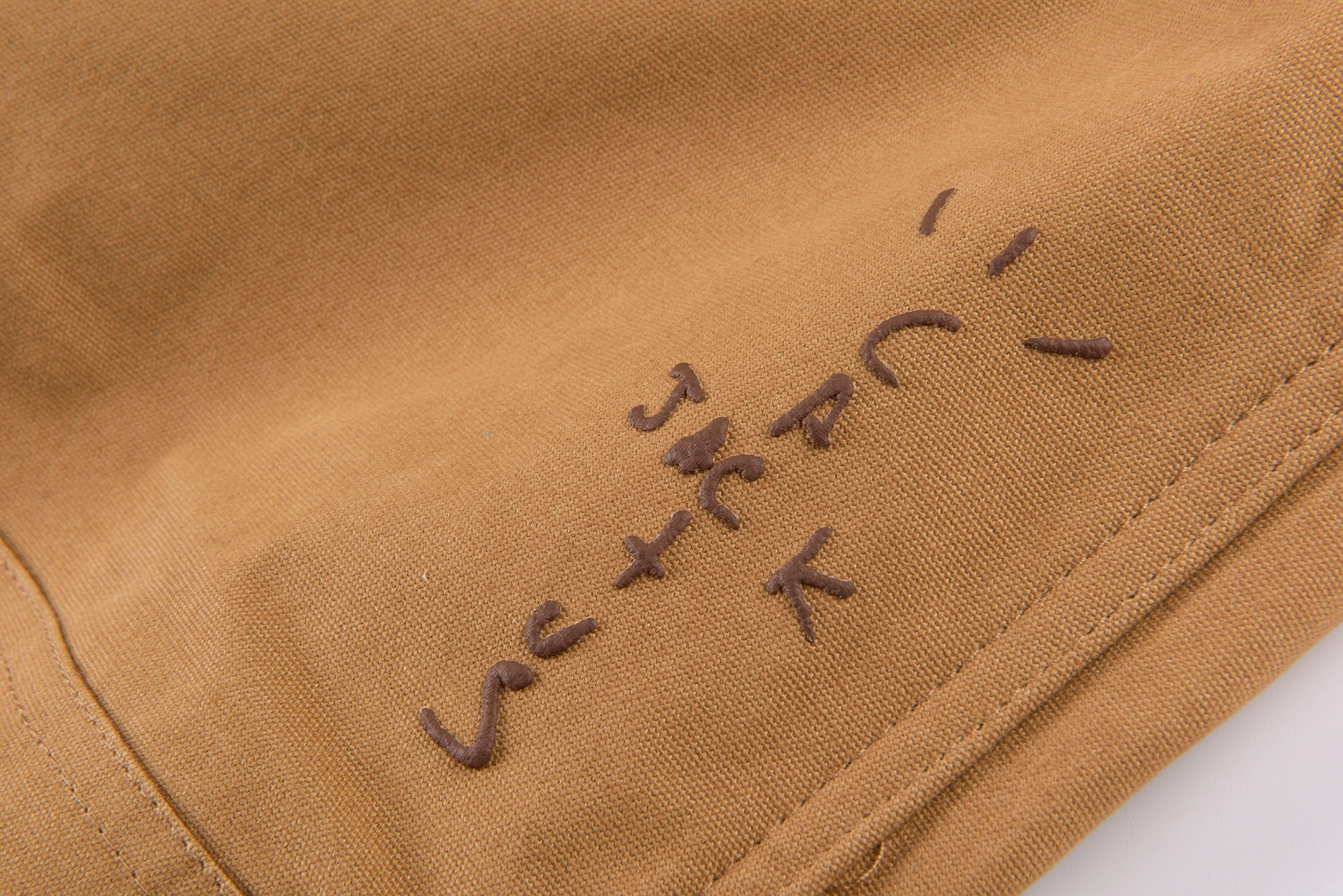 Travis Scott ts Cactus Jack PS System Work Pants  人物印花 抽象 卡其色  多口袋工裝休閒褲 長褲 直筒褲 棉褲 中腰 春秋款 男款  