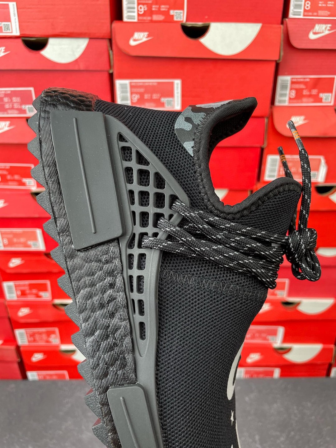 Pharrell Williams x adidas originals NMD HU Human Race Triple Black 菲董联名 黑武士 低筒 运动鞋 休闲鞋 男鞋 女鞋 