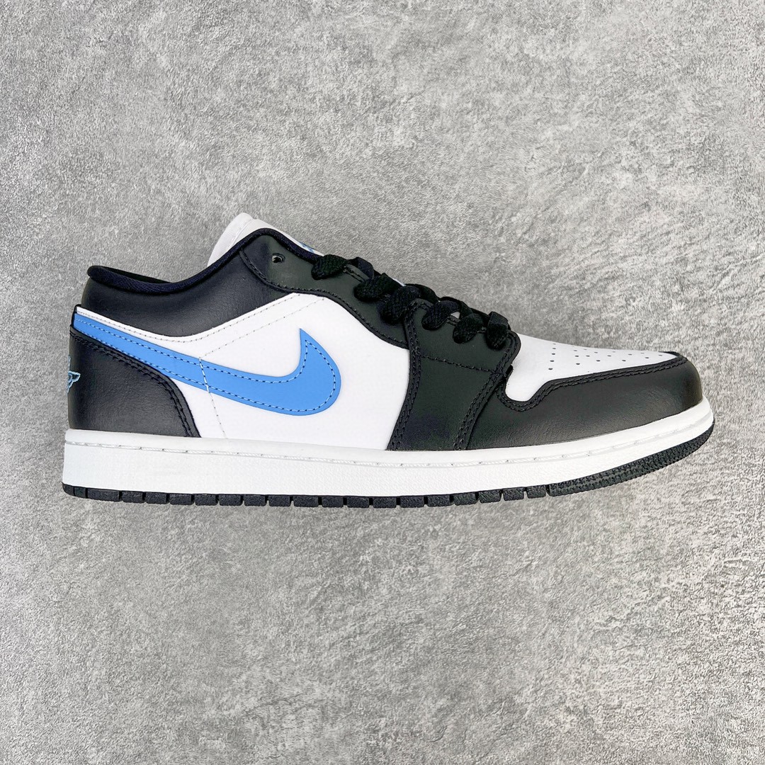 Air Jordan 1 Low University Blue AJ1 黑白蓝 板鞋 休闲鞋 女鞋 男鞋 DC0774-041