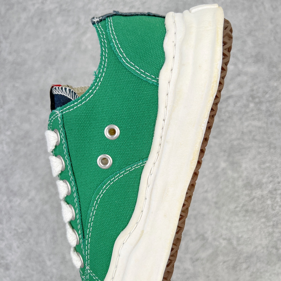 MIHARA YASUHIRO Original MMY 三原康裕 棕绿  低筒 溶胶鞋 帆布鞋 板鞋 休闲鞋 增高鞋 男鞋 女鞋 A05FW728