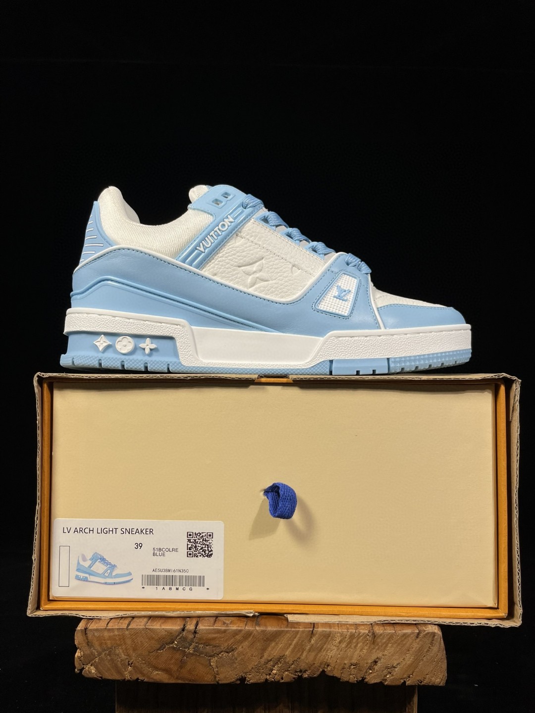 Louis Vuitton 路易威登 Trainer 白蓝 低筒 休闲鞋 板鞋 运动鞋 男鞋 女鞋 