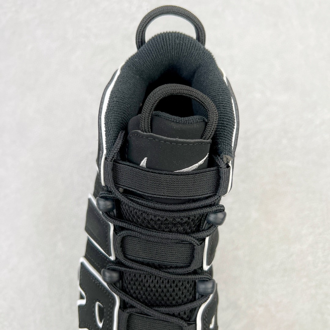 新版 Nike Air More Uptempo Black White 皮蓬 大AIR 黑色 低筒 篮球鞋 男鞋 女鞋 415082-002