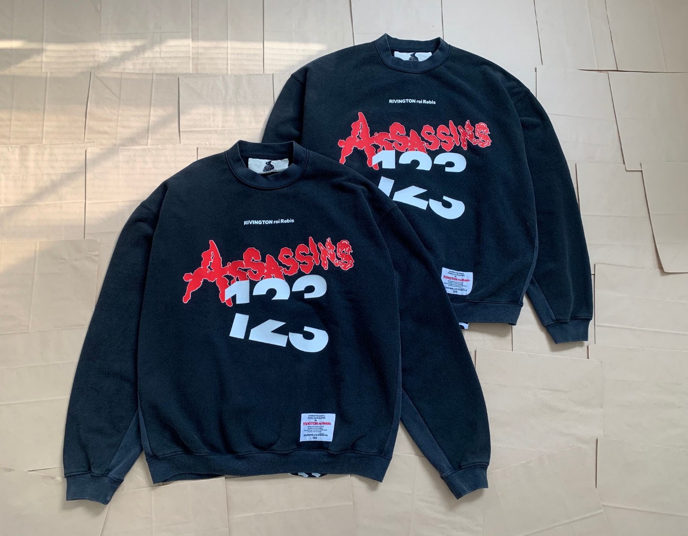 最新入荷 ASSASINS CREW NECK RRR123 × クルーネック・スウェット