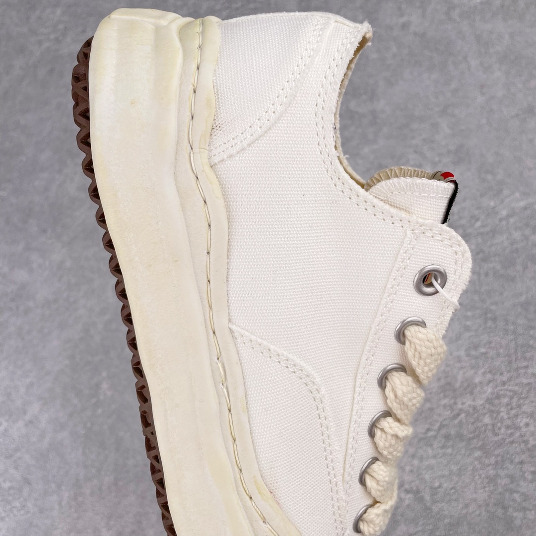 MIHARA YASUHIRO Original MMY 三原康裕 白色 水洗做旧 低筒 溶胶鞋 帆布鞋 板鞋 休闲鞋 增高鞋 男鞋 女鞋 