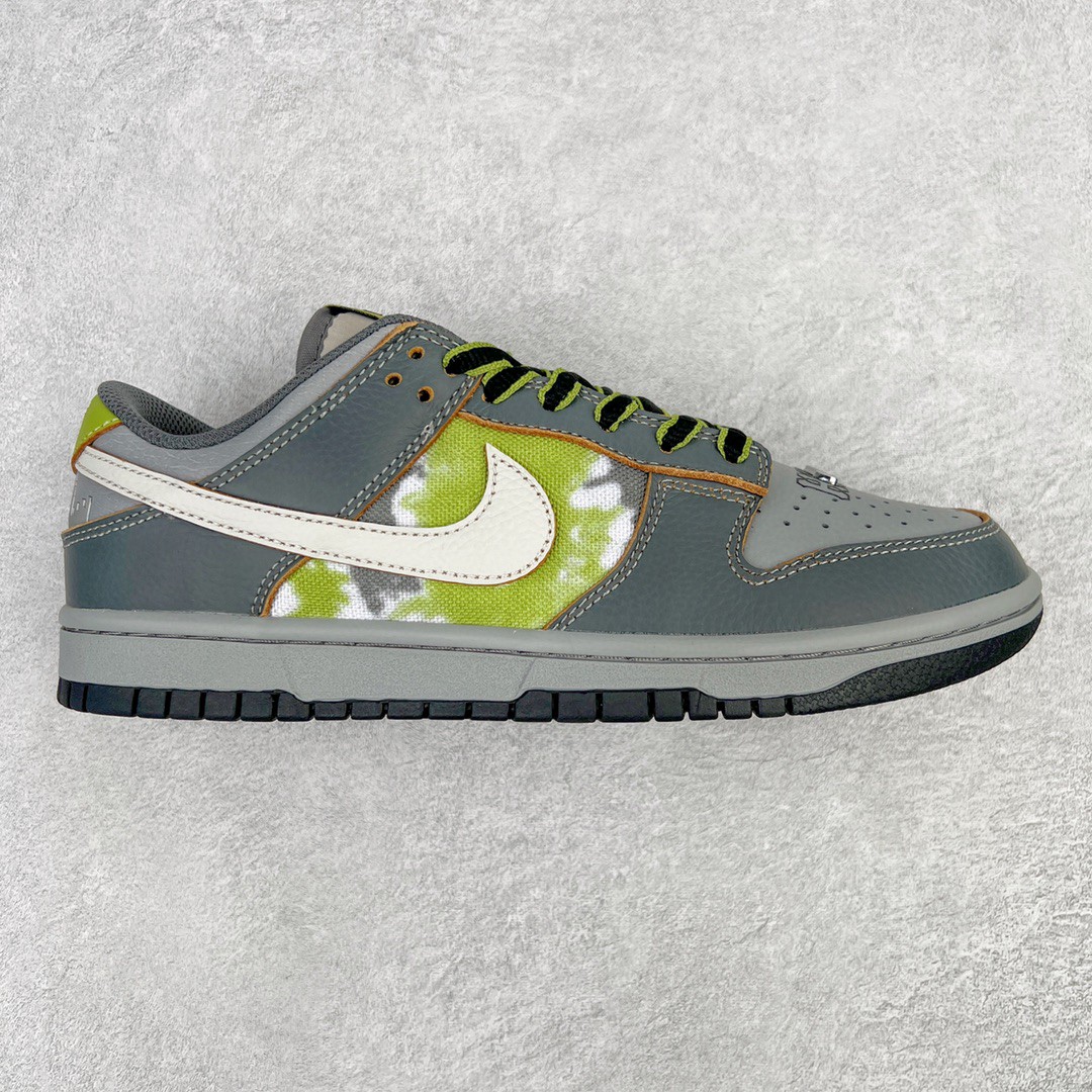 HUF x dunk Low Friends and Family 灰绿 低筒 复古板鞋 休闲鞋 男鞋 女鞋 FD8775-002