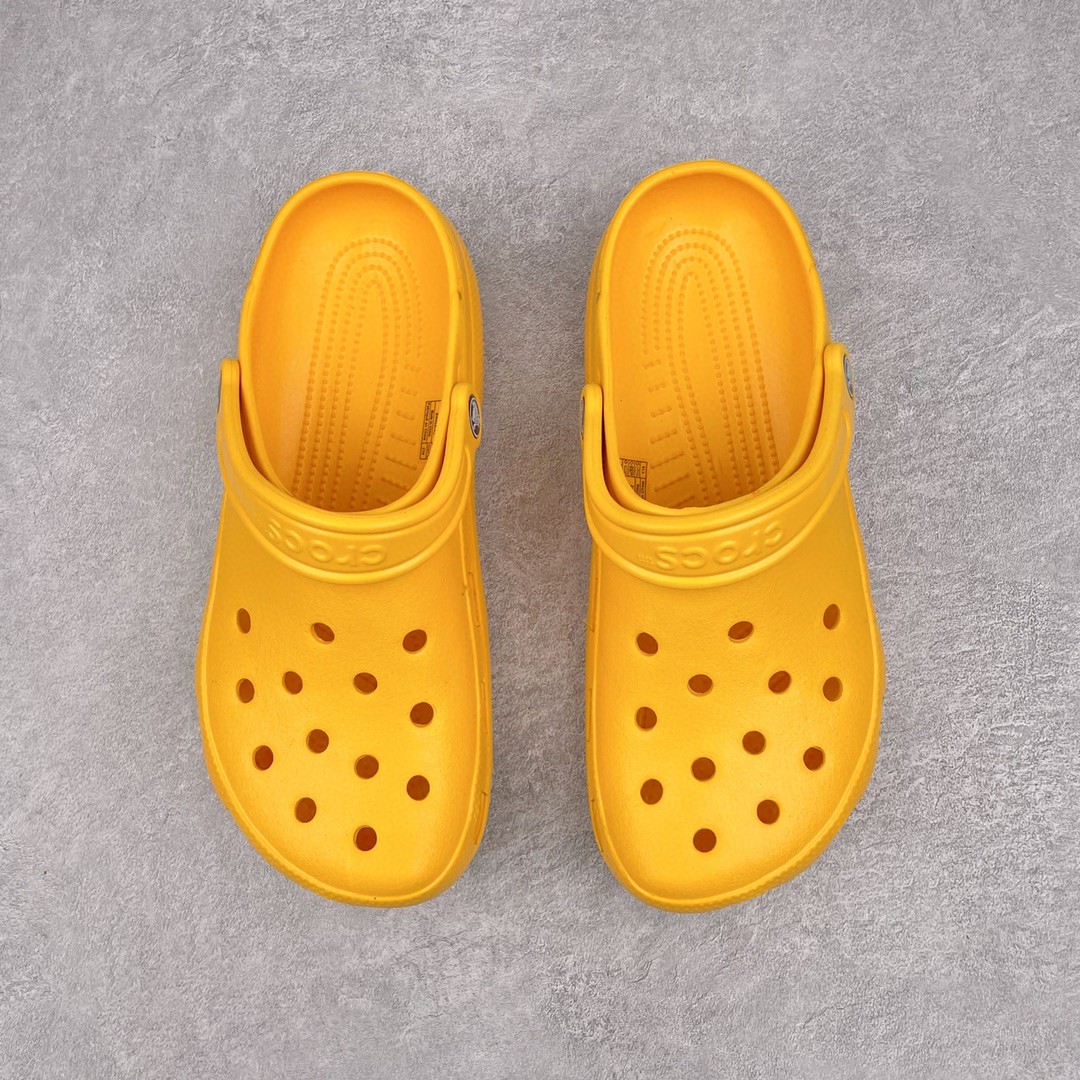 Crocs 冰橙色 洞洞鞋 凉鞋 室内外 拖鞋 沙滩鞋 男女同款 10001-837