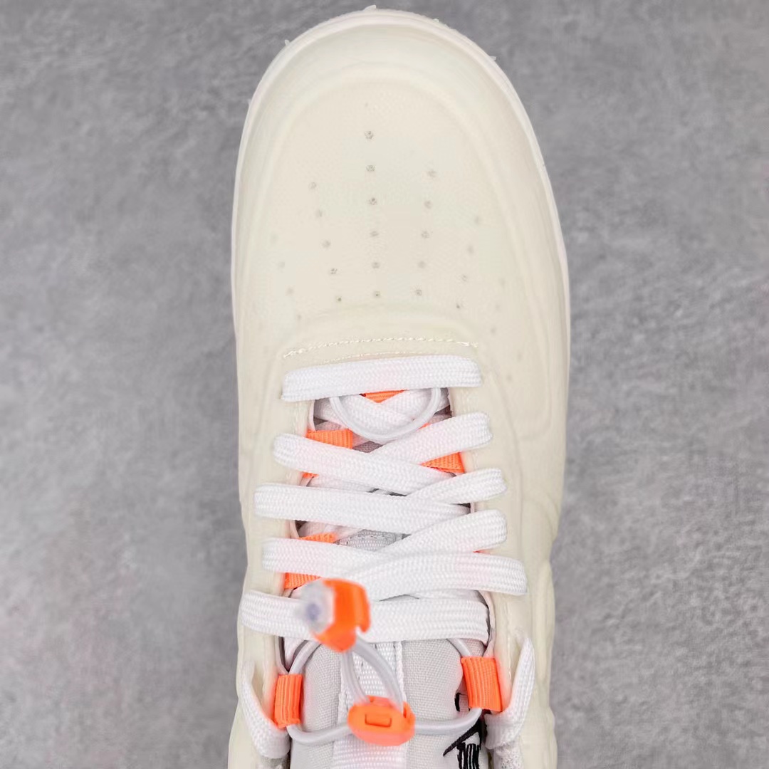 Air Force 1 Low Experimental Sail 米白橘 海绵 低筒 休闲鞋 板鞋 男鞋 女鞋  CV1754-100