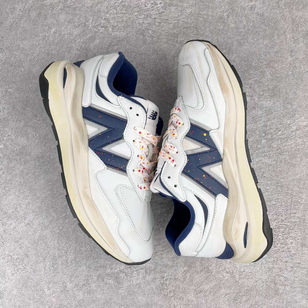 New Balance  NB5740 泼墨 做旧 黑白 低筒 复古慢跑鞋 板鞋 运动鞋 休闲鞋 男鞋 女鞋 M5740FD1