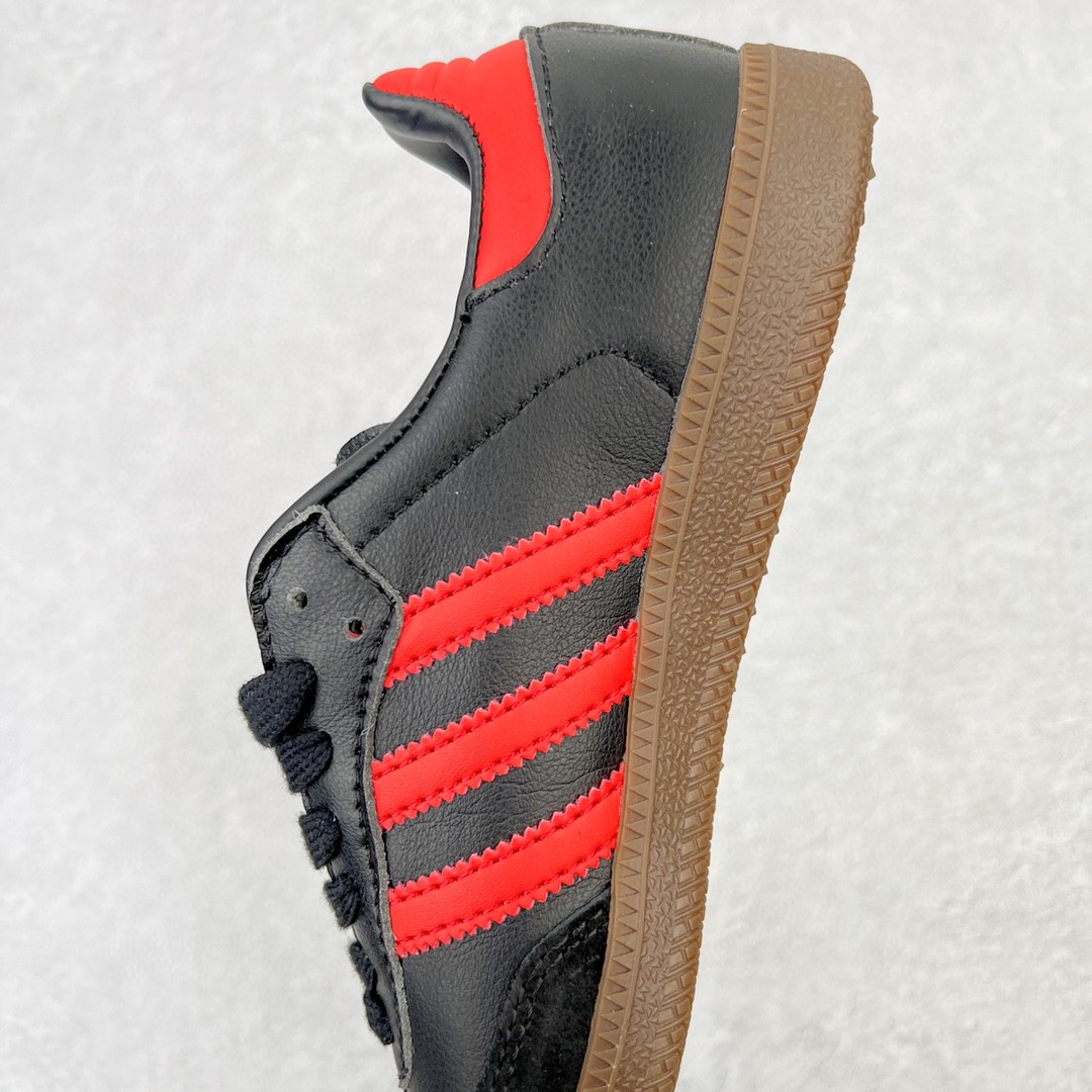 Adidas Originals Samba Team 黑红 低筒 复古板鞋 休闲鞋 男鞋 女鞋  HQ7030