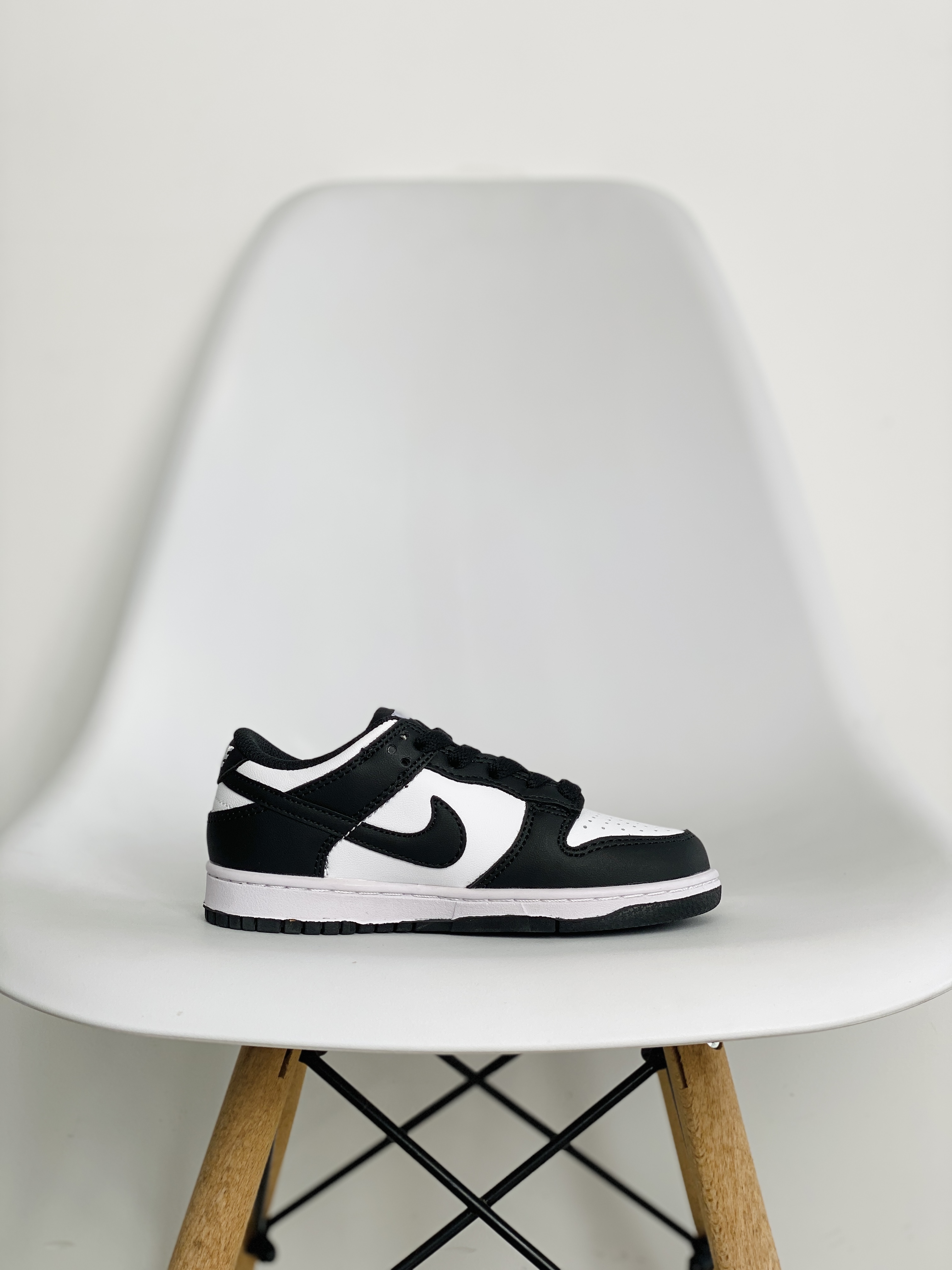童鞋 dunk Low Retro Black 黑白熊猫 低筒 复古板鞋 休闲鞋 男鞋 女鞋  CW1588-100