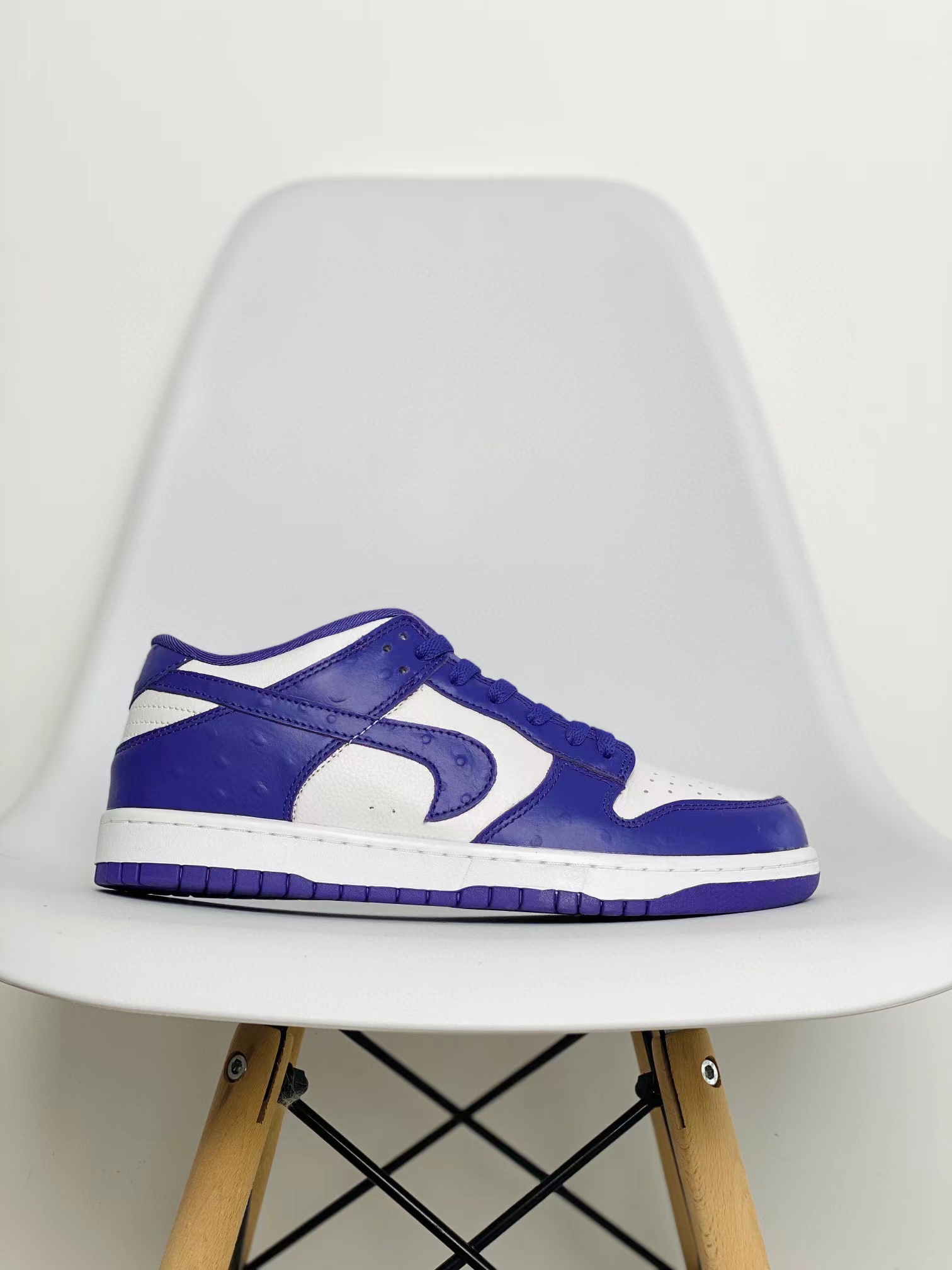  dunk Low Flip The Old School 反勾 白紫 鸳鸯  低筒 复古板鞋 休闲鞋 男鞋 女鞋  DJ4636-100