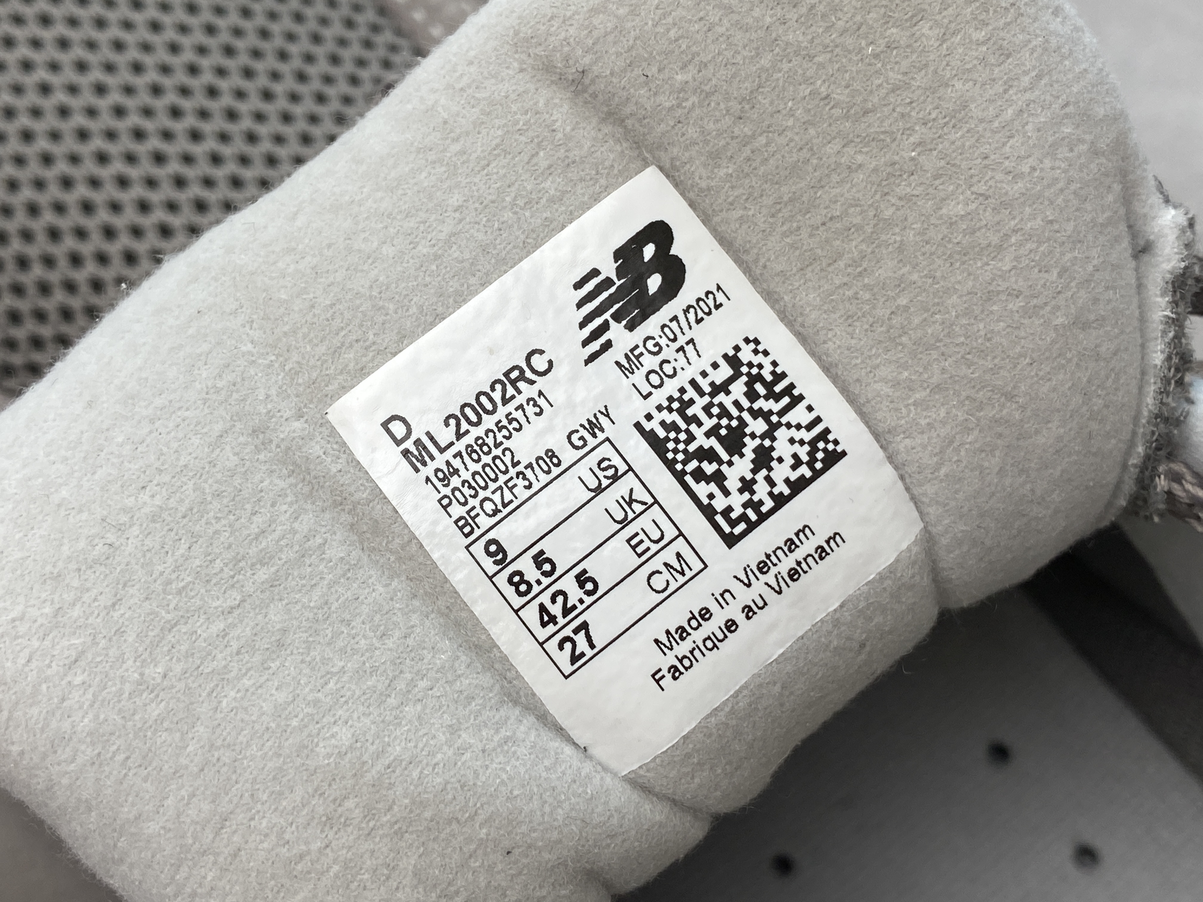 新版 有47.5 New Balance 2002R  元祖灰 低筒 跑步鞋 运动鞋 休闲鞋 男鞋 女鞋 ML2002RC