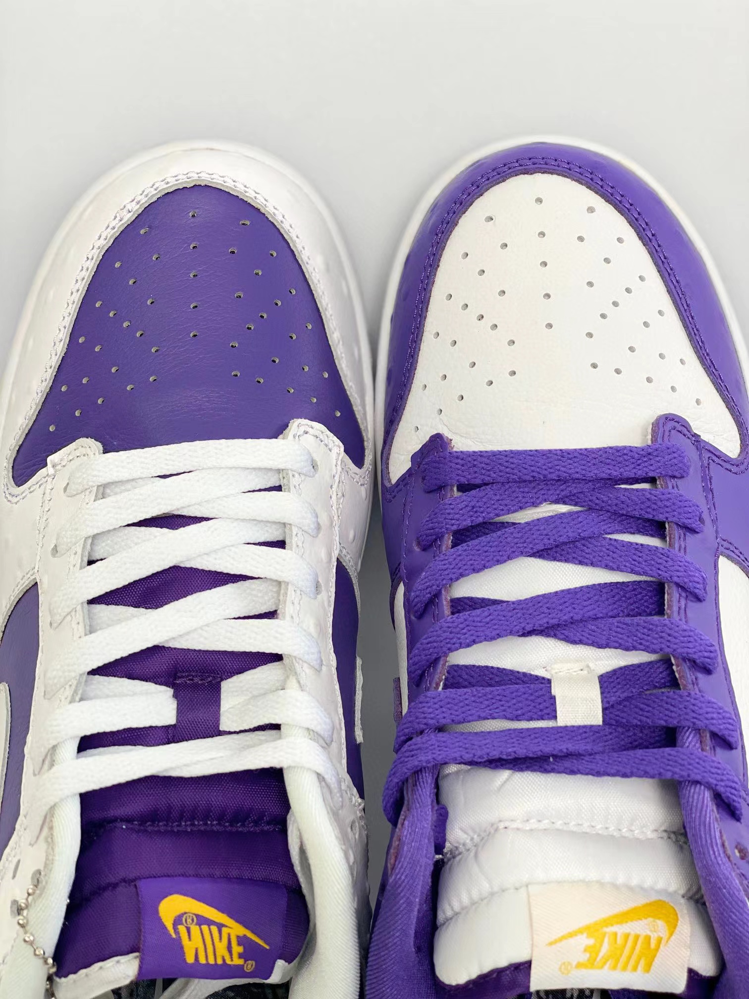  dunk Low Flip The Old School 反勾 白紫 鸳鸯  低筒 复古板鞋 休闲鞋 男鞋 女鞋  DJ4636-100