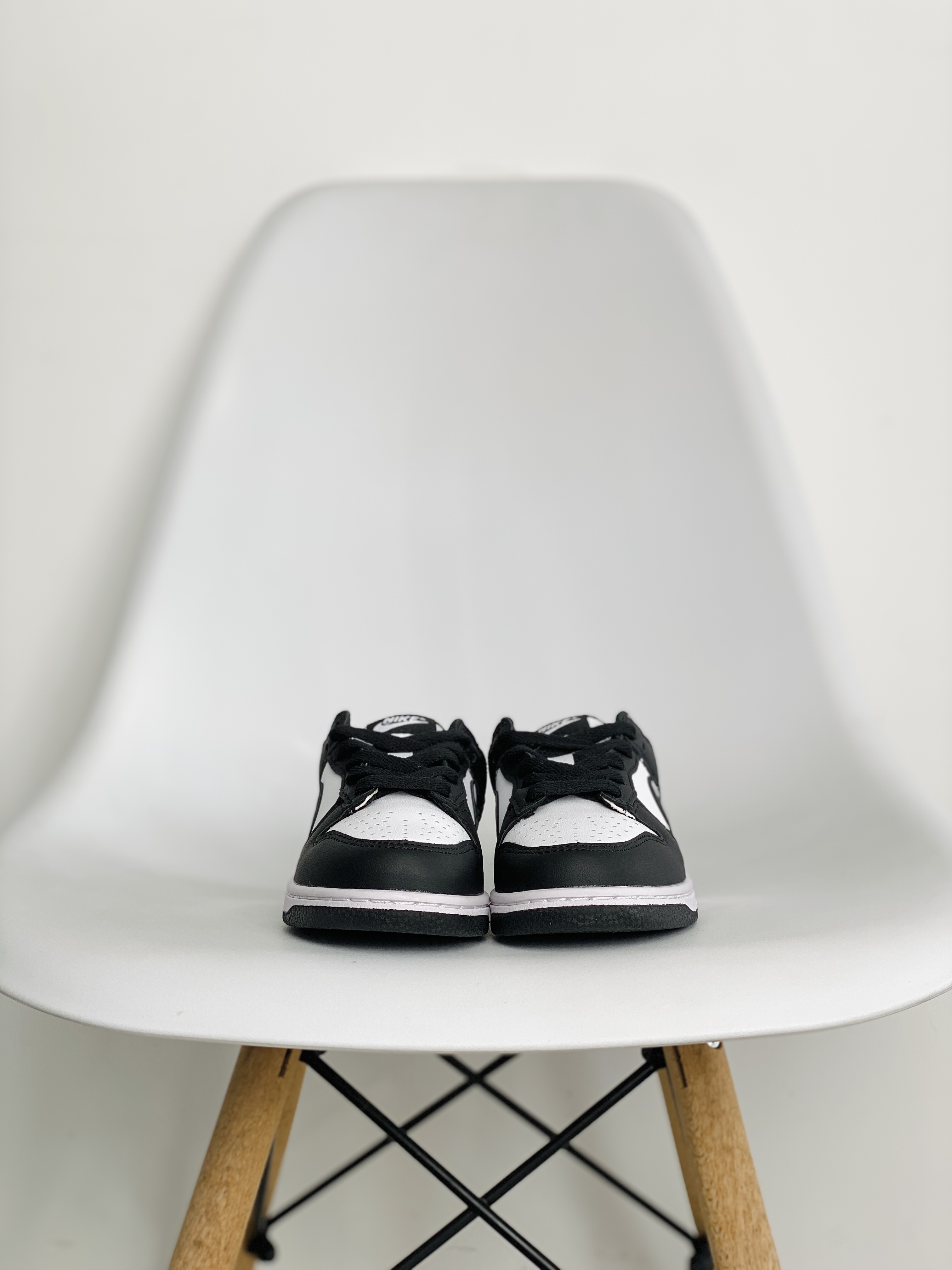 童鞋 dunk Low Retro Black 黑白熊猫 低筒 复古板鞋 休闲鞋 男鞋 女鞋  CW1588-100