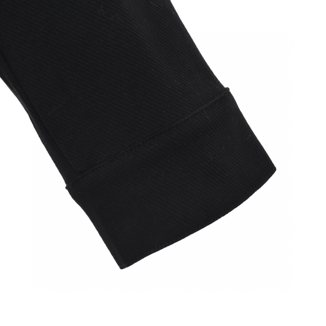 Thom Browne FW21 拉链前贴袋条纹运动夹克 黑色 外套 长袖 秋冬款 男女同款 