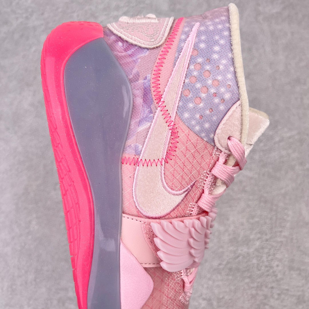 Zoom KD 12 XMAS What The Aunt Pearl 杜兰特12 乳腺癌 粉色 高筒 减震防滑 实战鞋 篮球鞋 运动鞋 男鞋 CT2740-900