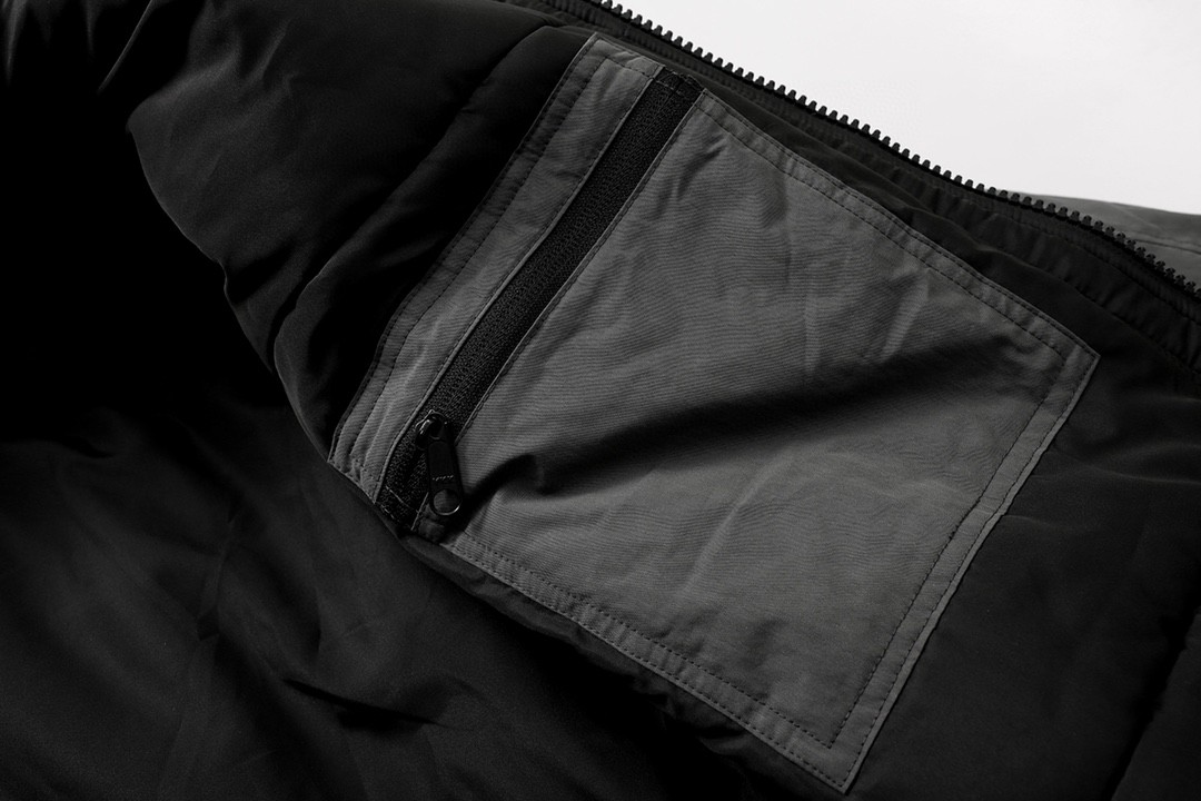 MADNESS PUFFER JACKET 夹棉防风棉服 灰色 夹克 长袖 外套 秋冬款 男女同款