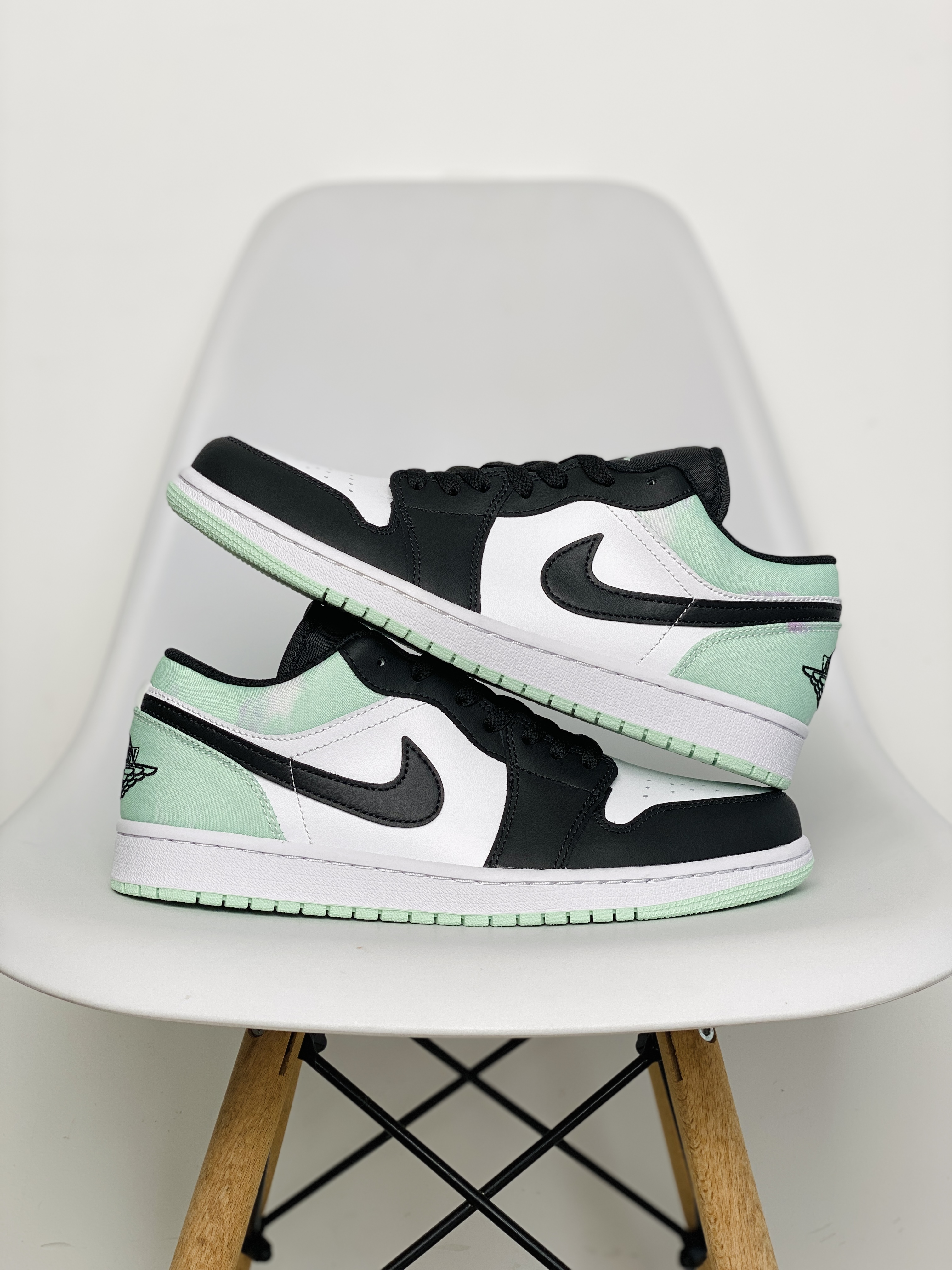 Air Jordan 1 Low AJ1 Supermova 白黑绿 小蒂芙尼 低筒 板鞋 休闲鞋 男鞋 DM1199-100 